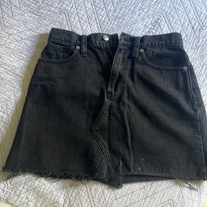Madewell jean skirt
